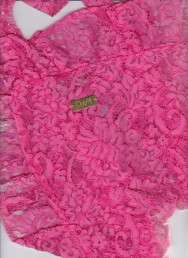 Lace Bag - Stabilo Pink