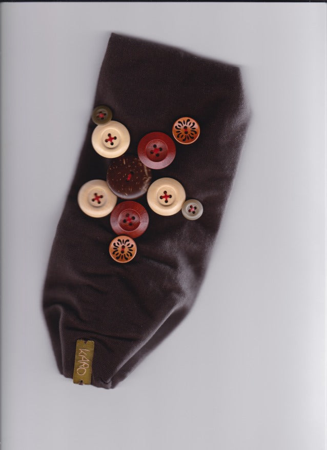 Buttoned Headband